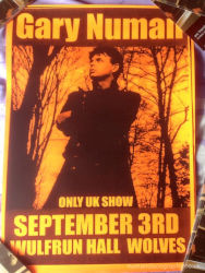 Gary Numan 2006 Venue Poster Wolverhampton